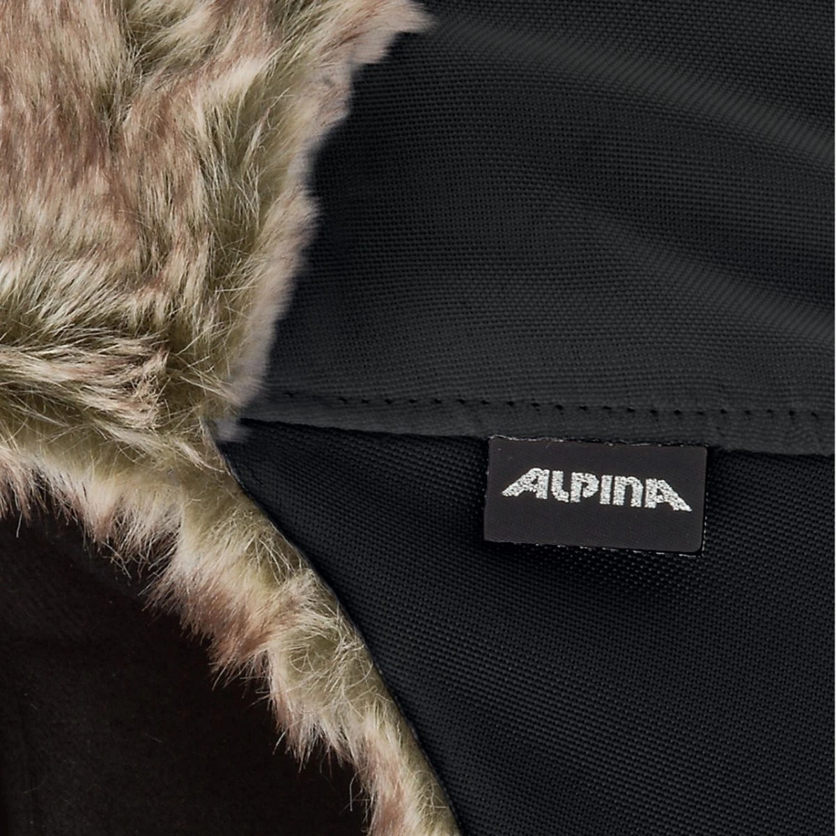 Alpina Mary Jane Hjelm - Sort/Pels - Billede 2