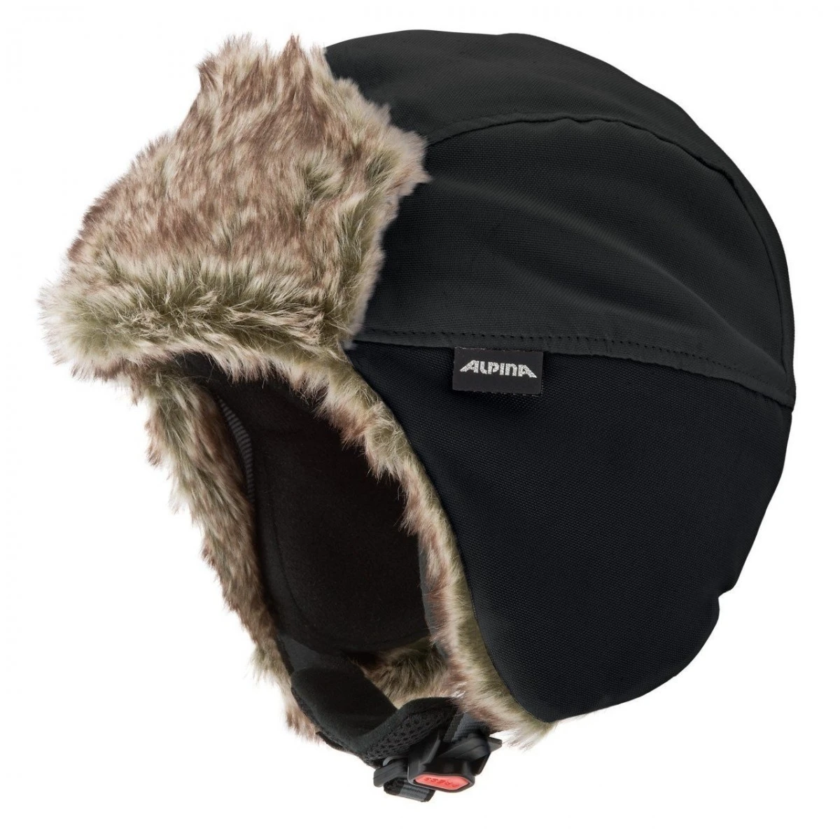 Alpina Mary Jane Hjelm - Sort/Pels