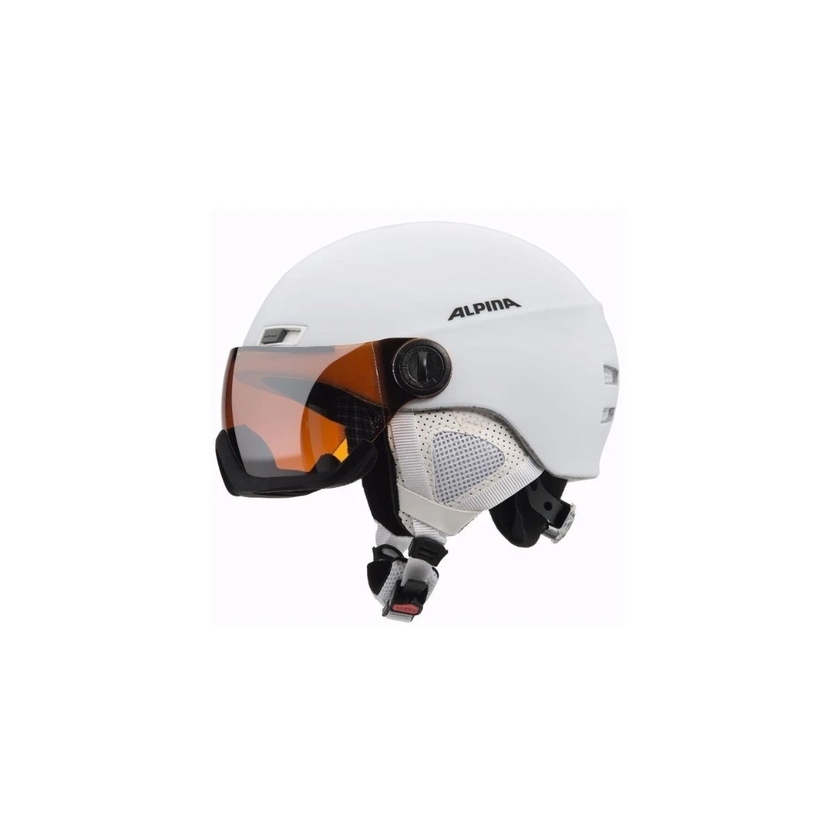 Alpina Menga JV Visir Skihjelm - Hvid