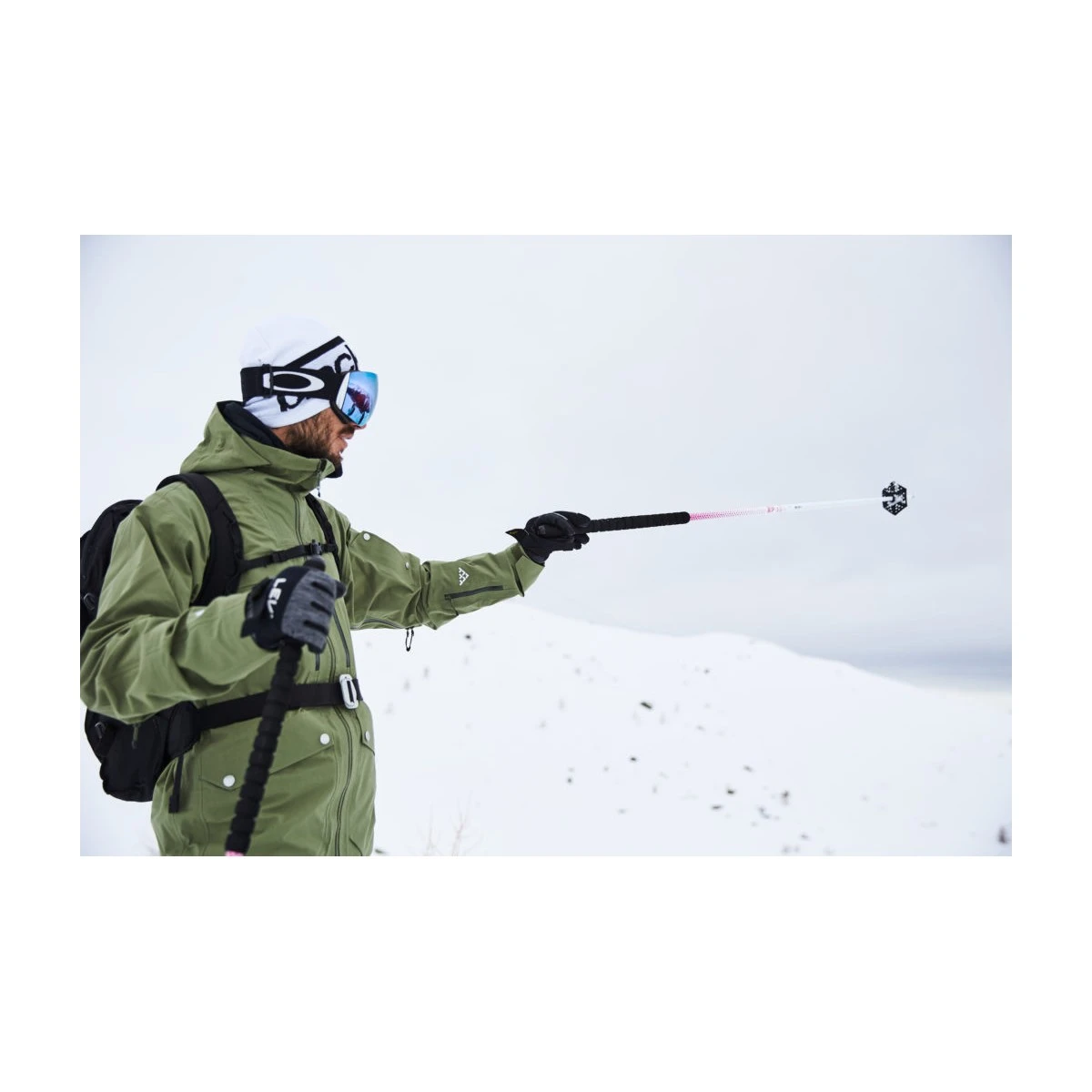 Black Crows Dorsa 20L Rygsæk Og Ski Bære - Grøn - Billede 3