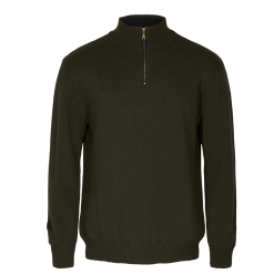 Cold Stavanger Norsk Uld Strik Med Windstop - Grøn