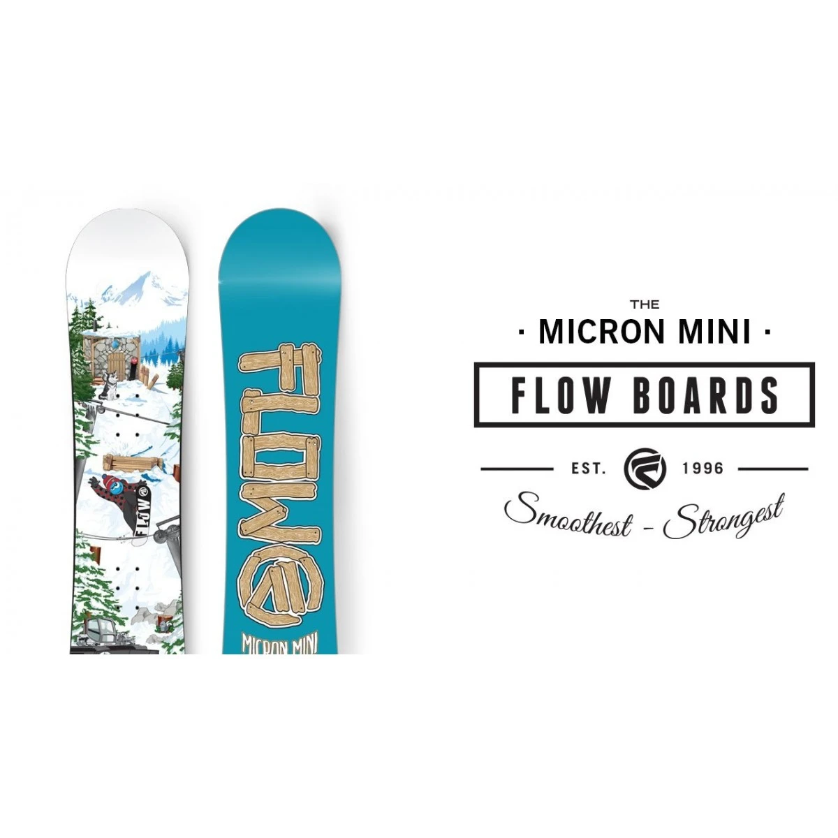 FLOW MICRON MINI SNOWBOARD - Billede 4