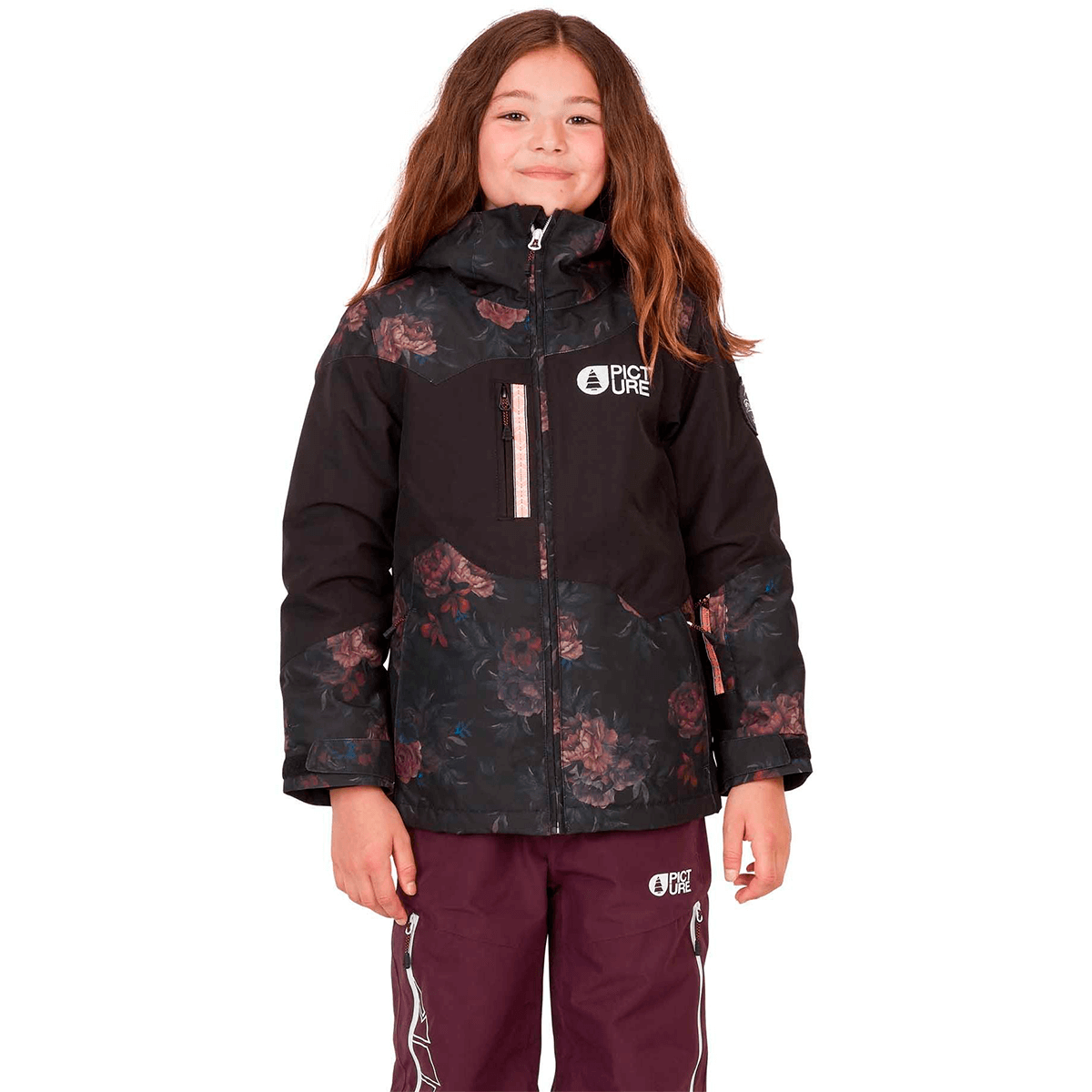 Picture - Leeloo - Pige Skijakke - Flower Print - Billede 3