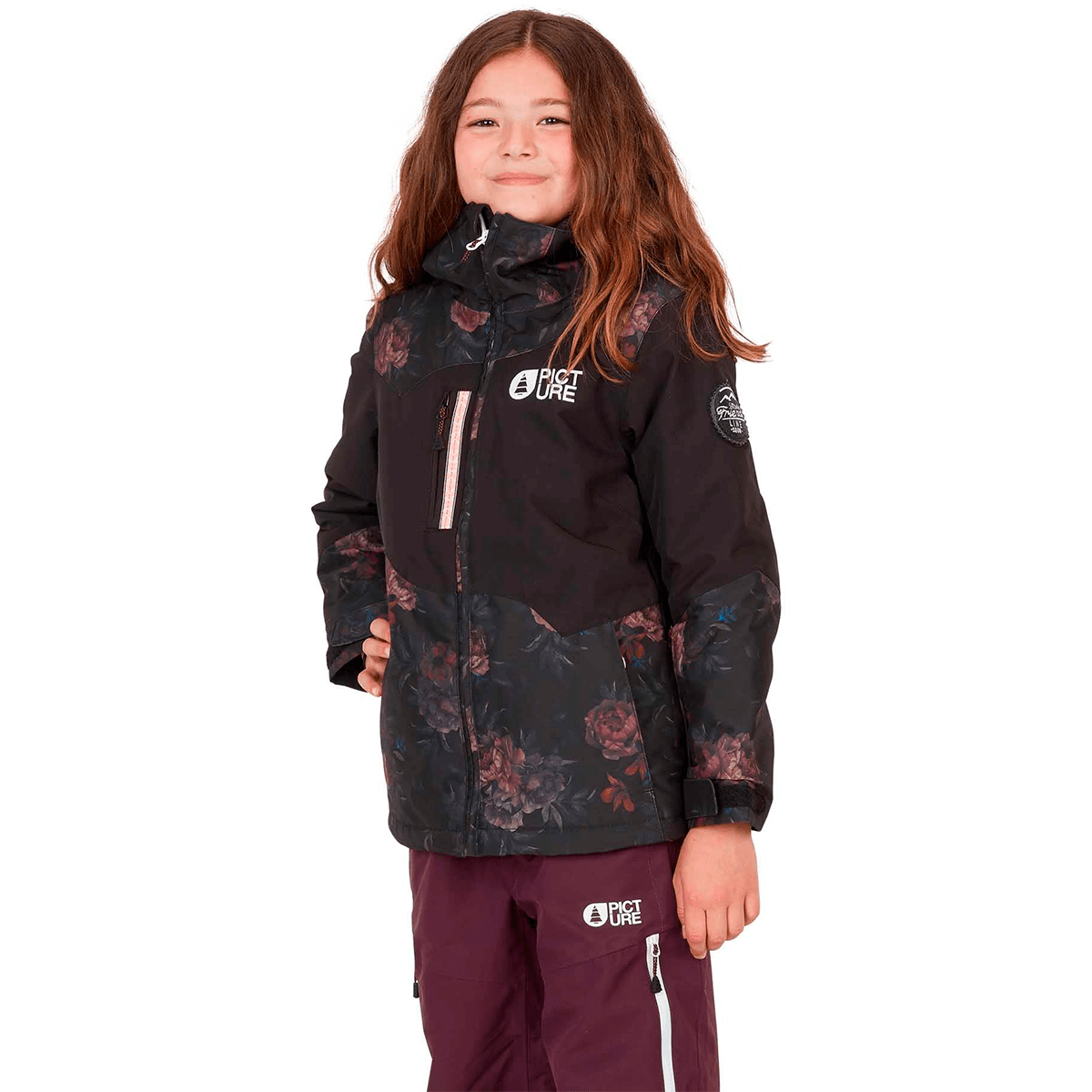 Picture - Leeloo - Pige Skijakke - Flower Print - Billede 4
