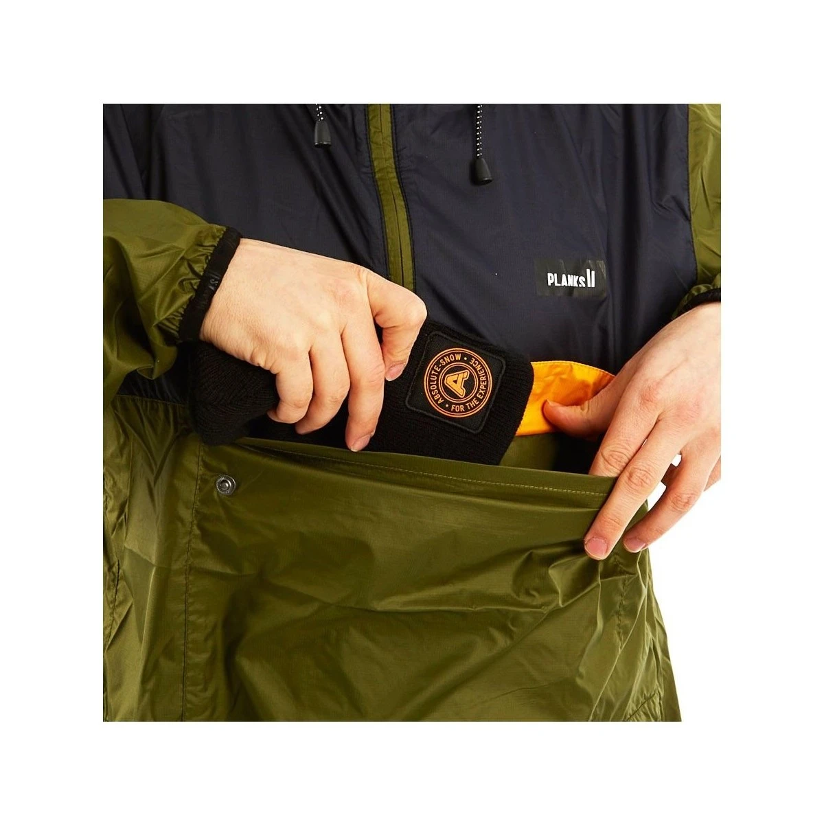 Planks - Radorak - Pakbar Herre Anorak - Army Green - Billede 4