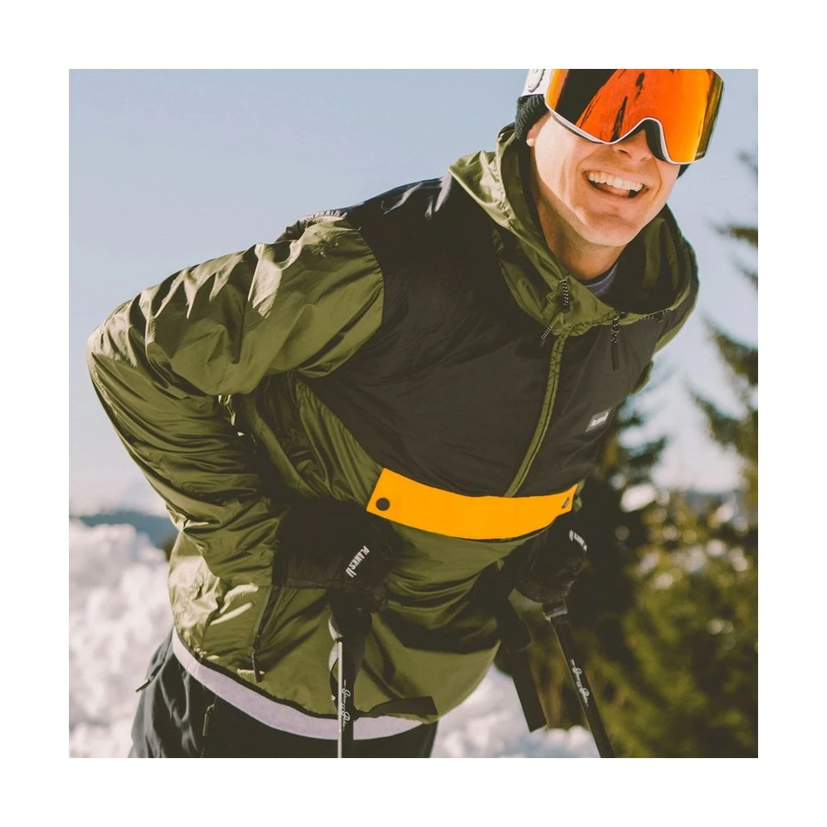 Planks - Radorak - Pakbar Herre Anorak - Army Green - Billede 6