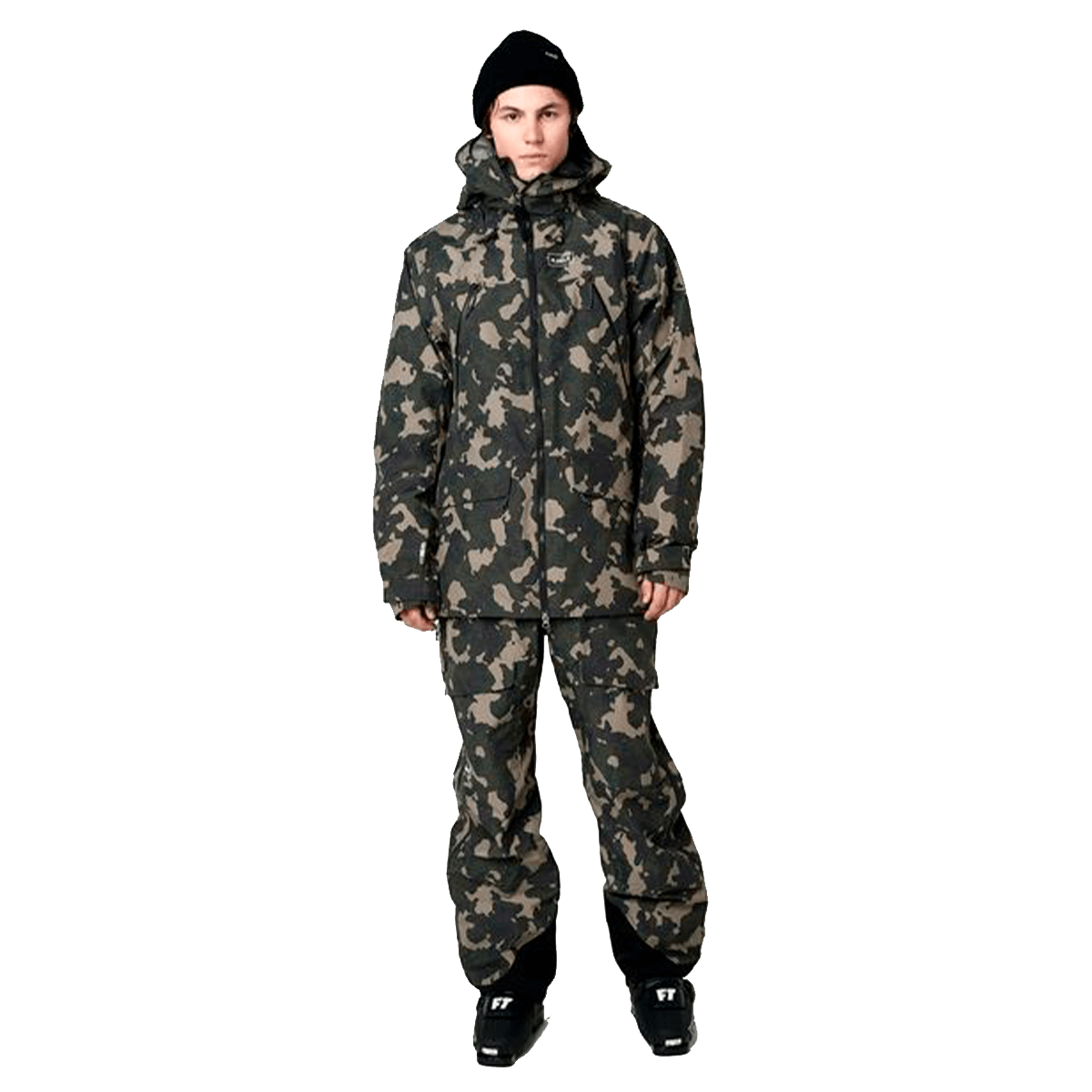 Planks - Yeti Hunter - 3L Herre Skal Jakke - Stone Camo - Billede 3