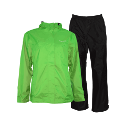 True North - Regnsæt - Børn Sort/Grøn