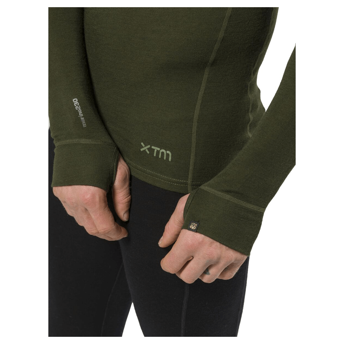 XTM Performance XTM 100% Merino Uld Undertrøje Med Lynlås - Herre - Billede 4